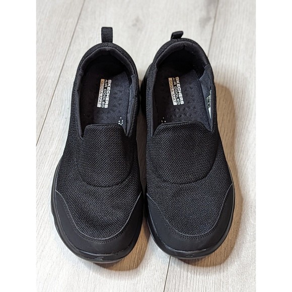 Skechers Womens 9.5 Go Walk Evolution Ultra Rapids Black Comfort Sneaker 15730 - Picture 3 of 8